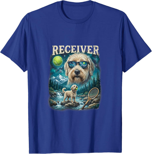 Receiver | Tennis Ball Wheaten Terrier Champion T-Shirt - T-Shirt | Royal