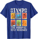 Stamps the original Text Messages Stamp Collector T-Shirt - T-Shirt | Royal