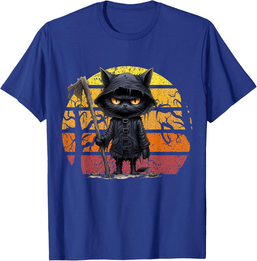 Halloween Black Cat Halloween Scary Angry Cat Men Women Kid