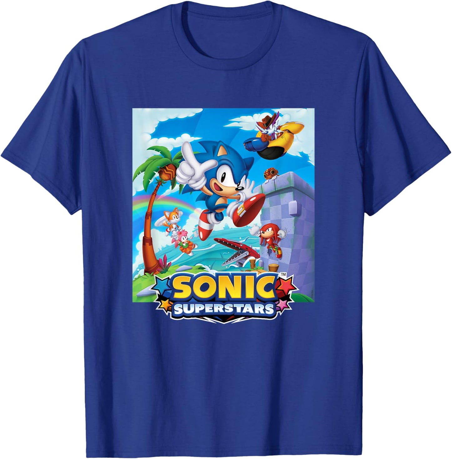 Sonic the Hedgehog, Sonic Superstars - Team Superstars T-Shirt - T-Shirt | Royal