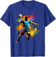 Colourful Handball Player Boy on Men's Handball , black T-Shirt - T-Shirt | Royal