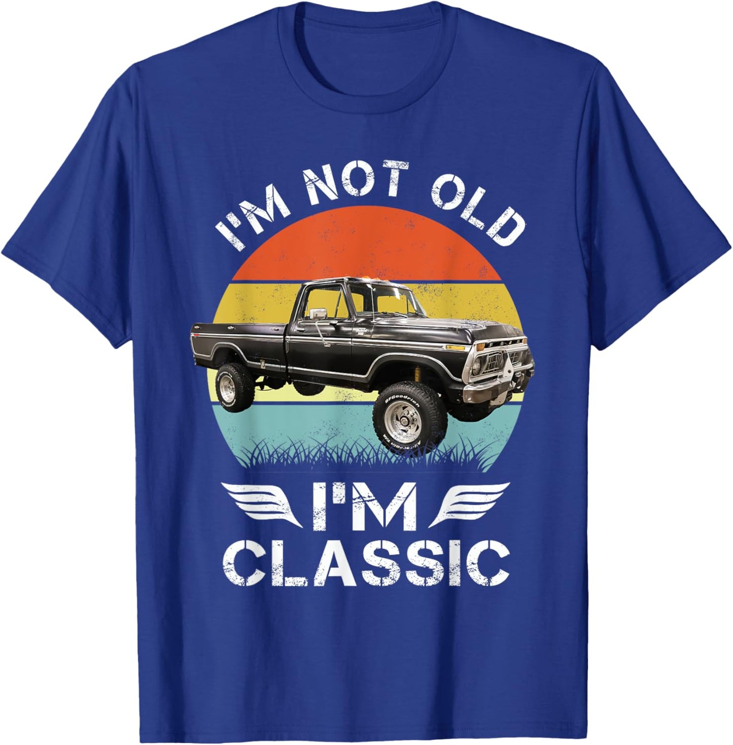 1977 classic f250 black , Small T-Shirt - T-Shirt | Royal
