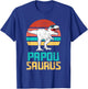 Papou Saurus Grandad T-Shirt - T-Shirt | Royal