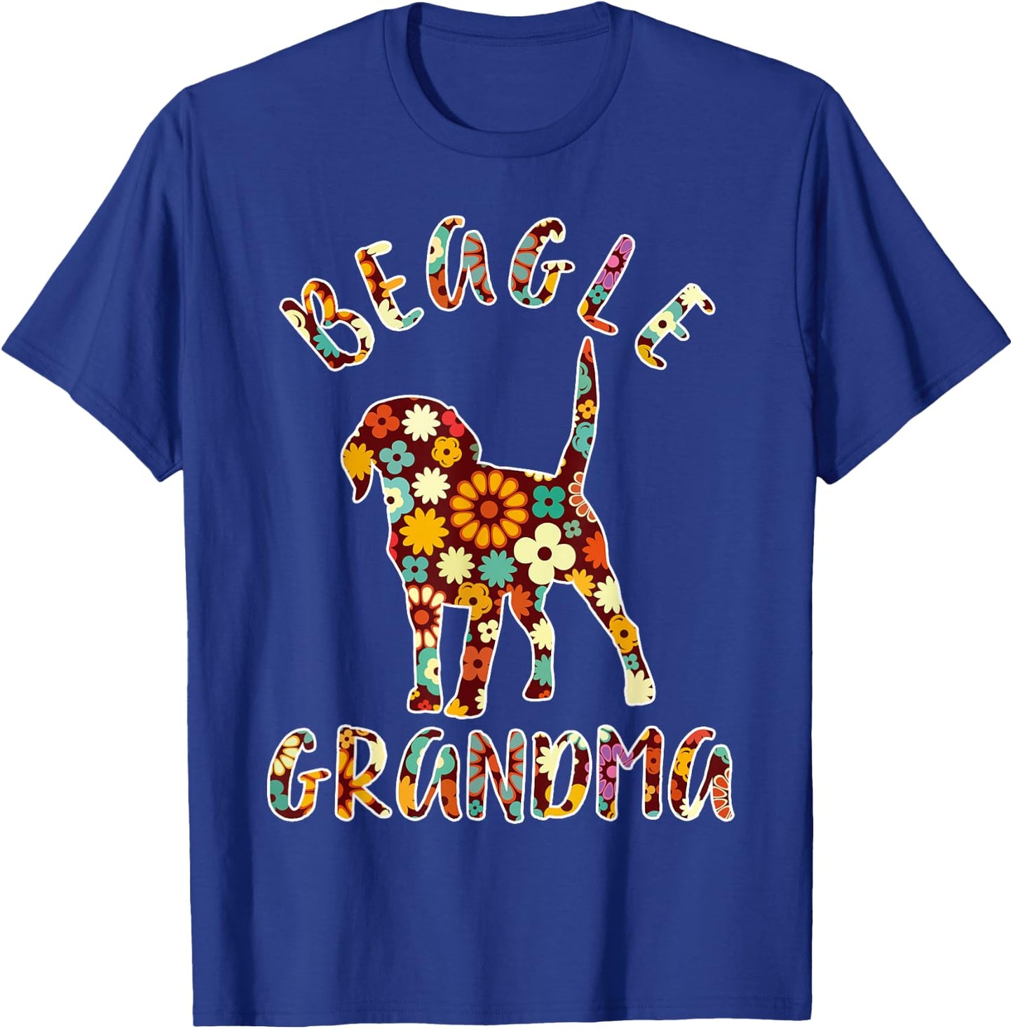 Beagle Grandma Funny Beagle Owner T-Shirt - T-Shirt | Royal