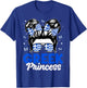Greek Princess Greece Girl Cute Greek Bow Flag Women Kids T-Shirt - T-Shirt | Royal