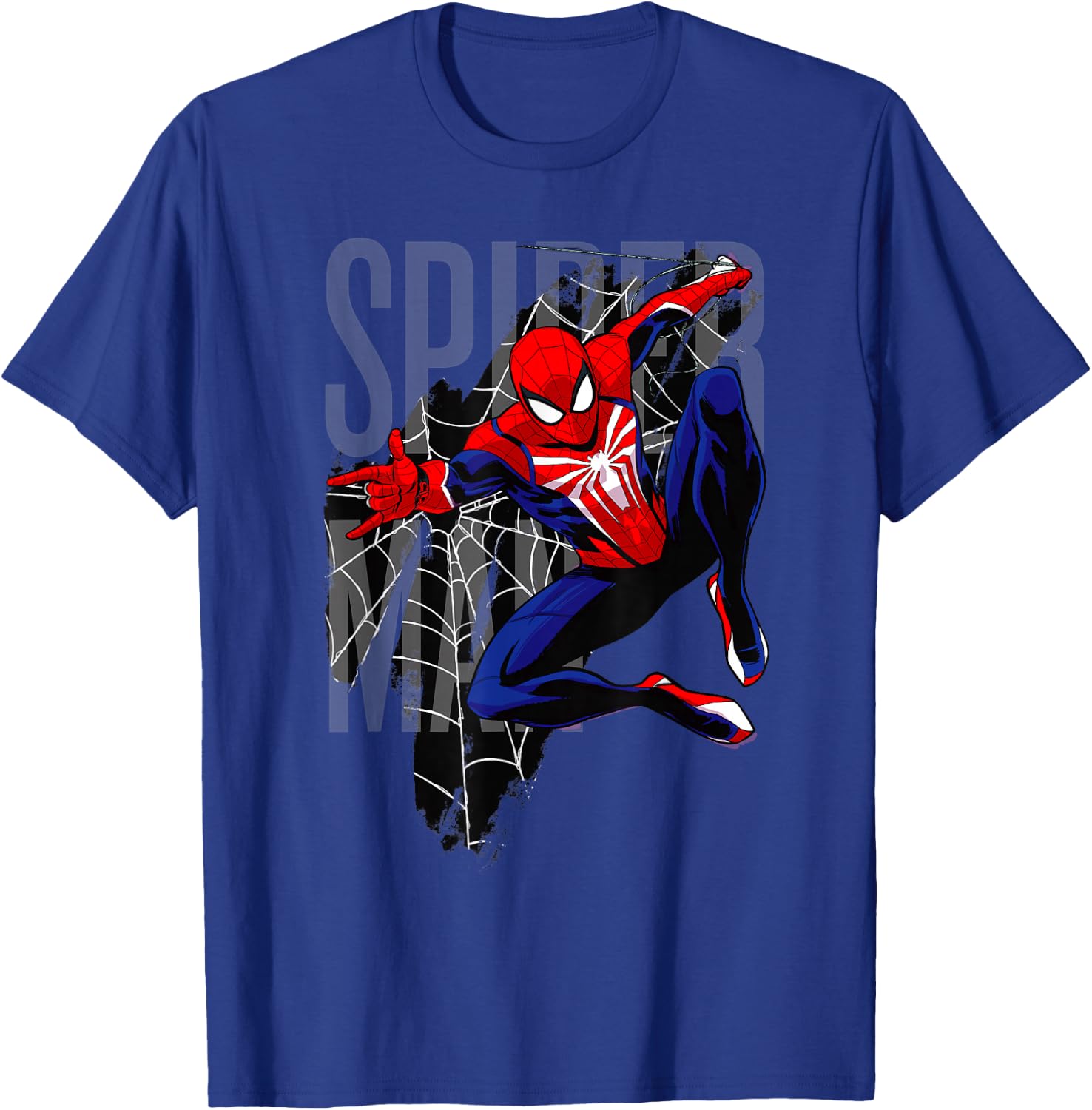 Marvel Spider-Man 2 Gamerverse Web Swing , blue T-Shirt - T-Shirt | Royal
