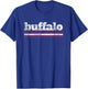 Buffalo New York Vintage Weathered Throwback T-Shirt - T-Shirt | Royal