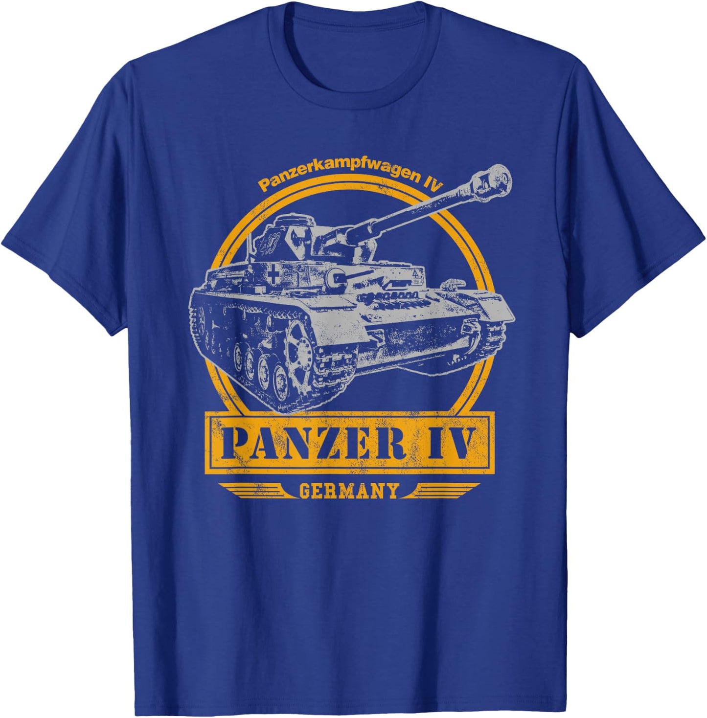 Panzer IV WW2 Tank T-Shirt - T-Shirt | Royal