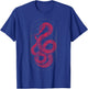 SERPENTINE Sacred Geometry Mystic Snake Organic Symmetry T-Shirt - T-Shirt | Royal