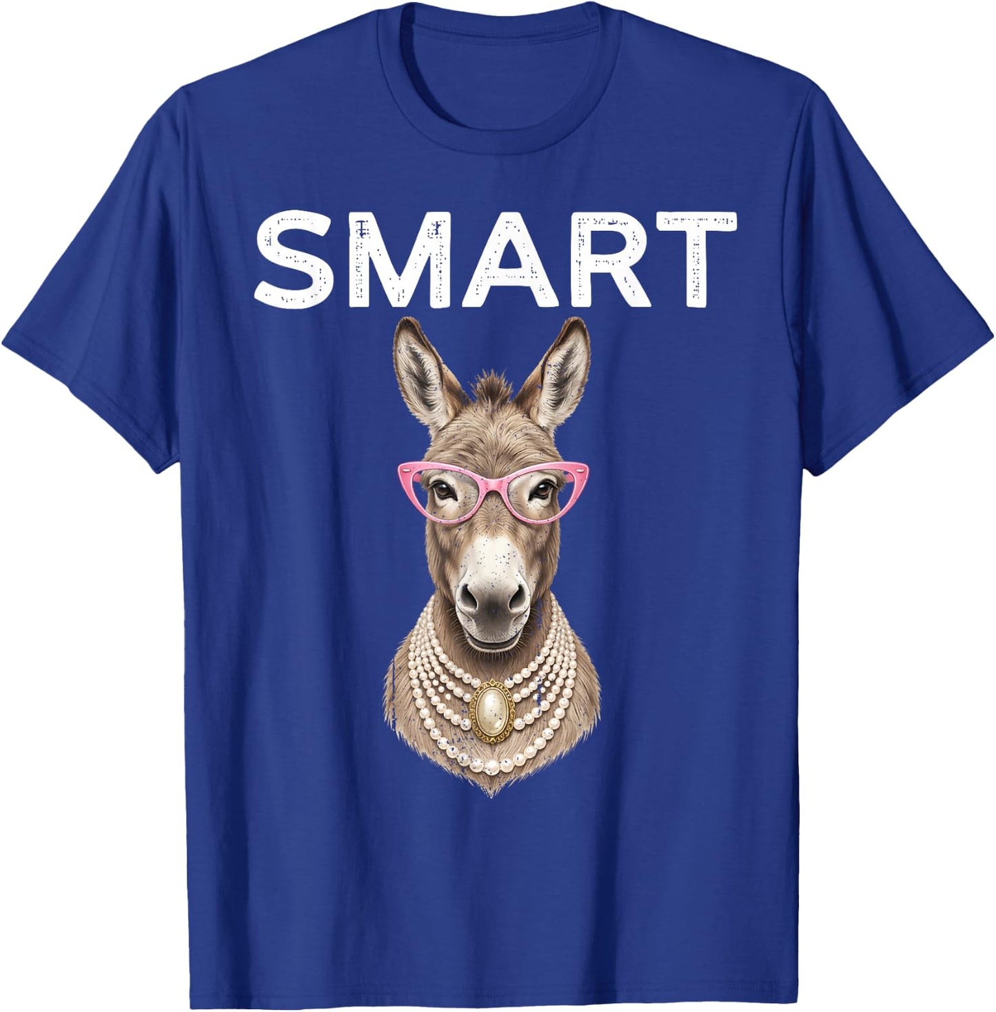 Smart Donkey with Glasses Shirt Funny Meme Smart Donkey Ass T-Shirt - T-Shirt | Royal