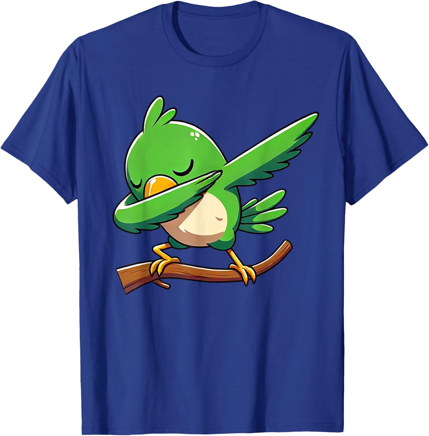 Dabbing Parrot Animal Funny Parrot Gifts Kids T-Shirt - T-Shirt | Royal