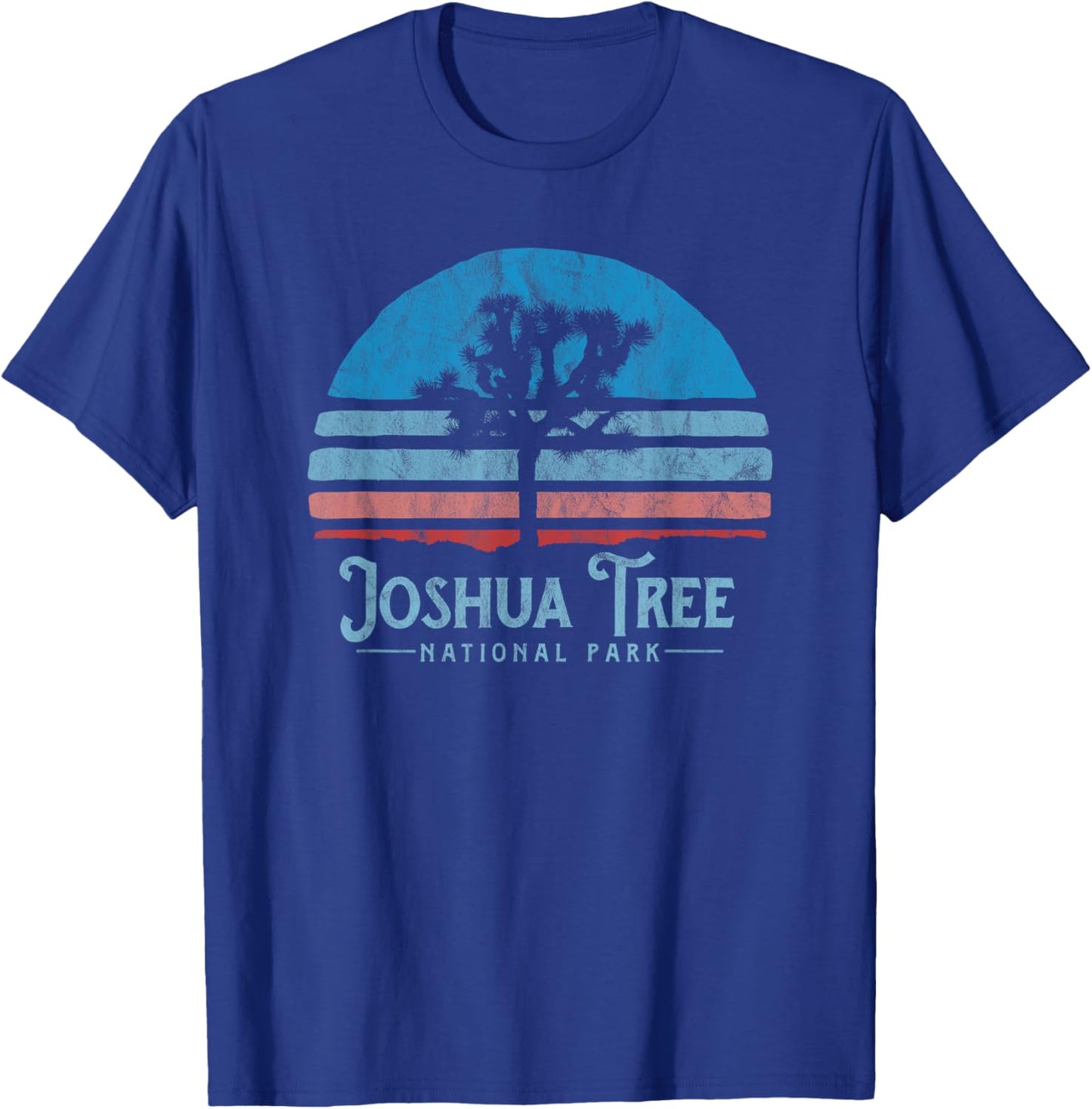 Vintage Joshua Tree National Park Retro T-Shirt - T-Shirt | Royal