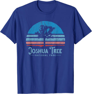 Vintage Joshua Tree National Park Retro T-Shirt - T-Shirt | Royal