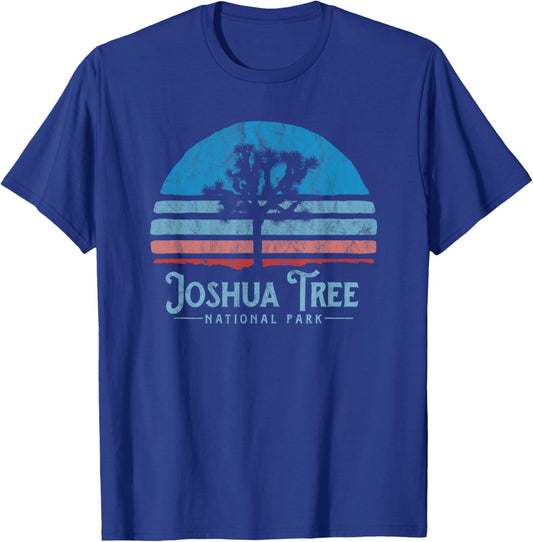Vintage Joshua Tree National Park Retro T-Shirt - T-Shirt | Royal