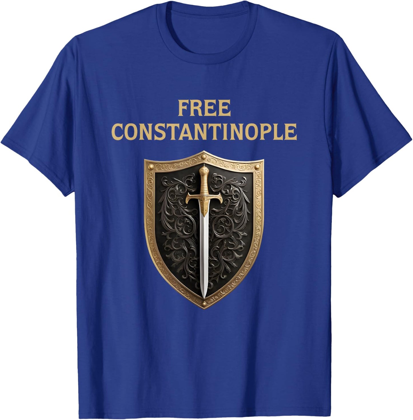 Free Constantinople Constantinopolitan Eastern Roman History T-Shirt - T-Shirt | Royal
