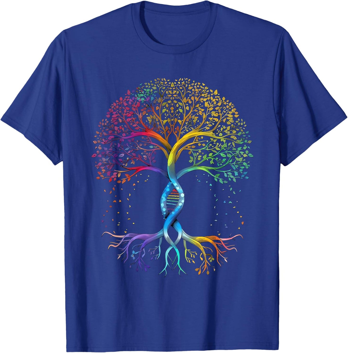 Gay Pride Month Tree LGBTQ Ally Rainbow Lesbian Men Women T-Shirt - T-Shirt | Royal