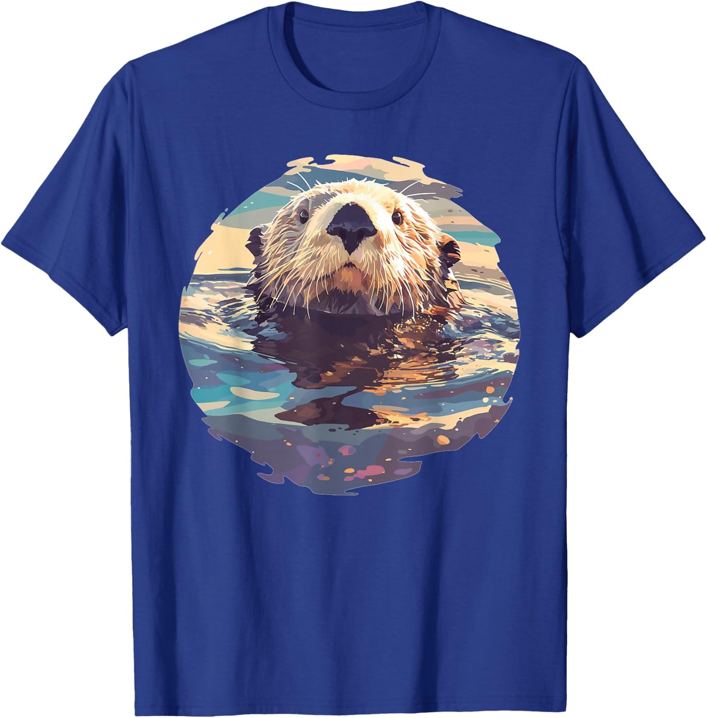 Sea Otters Sea Otter T-Shirt - T-Shirt | Royal