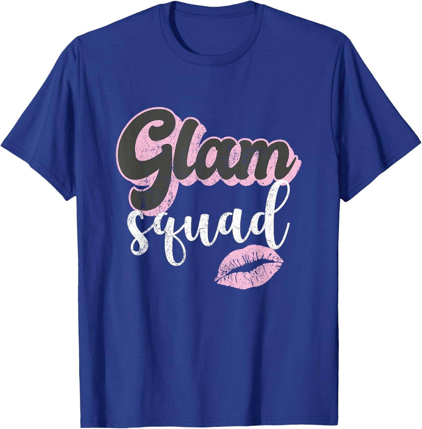 Vintage Glam Squad Beautician MUA Esthetician T-Shirt - T-Shirt | Royal