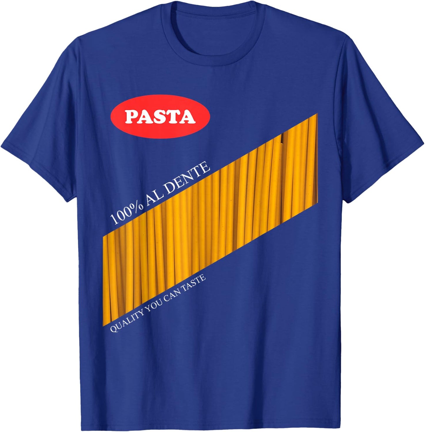 Pasta Package Halloween Costume , blue T-Shirt - T-Shirt | Royal