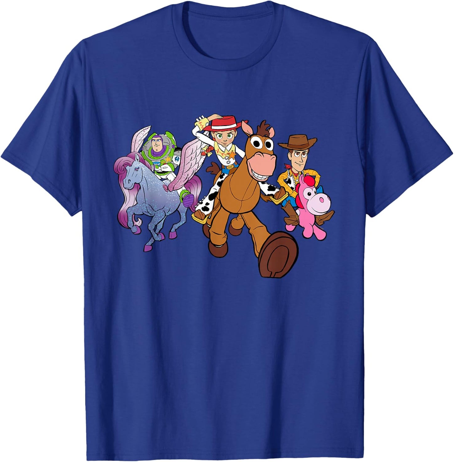 Disney and Pixar's Toy Story 5 Jessie Buzz & Woody Ride T-Shirt - T-Shirt | Royal