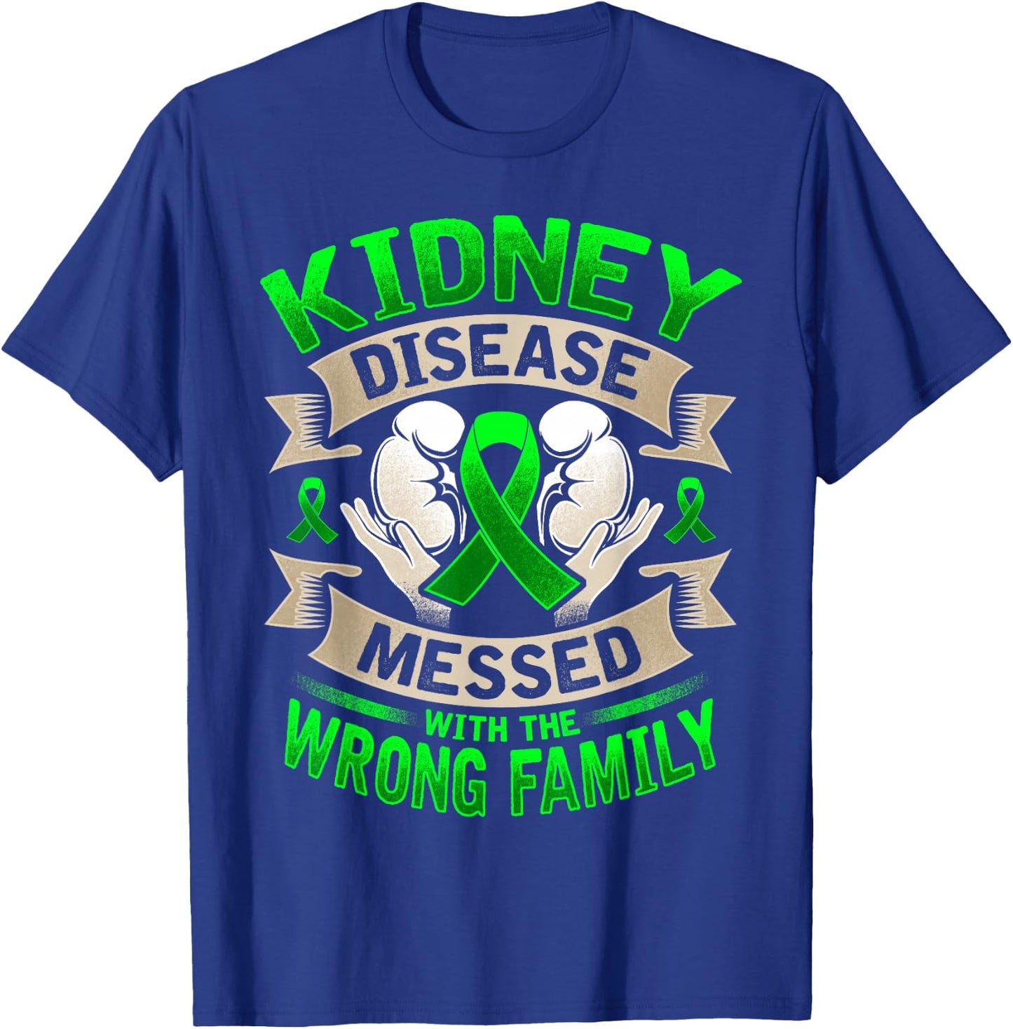 Kidney Disease Awareness T-Shirt - T-Shirt | Royal