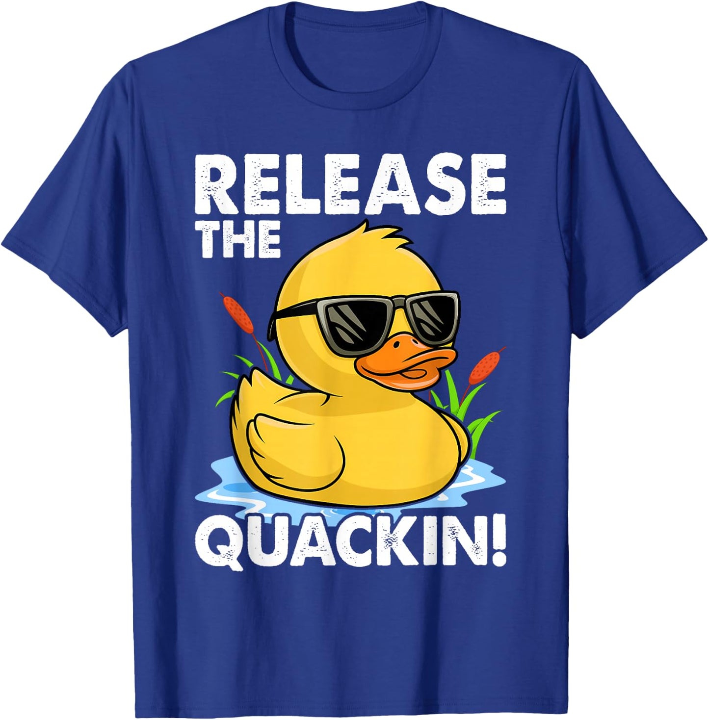 Release The Quackin - Duck Lover T-Shirt - T-Shirt | Royal