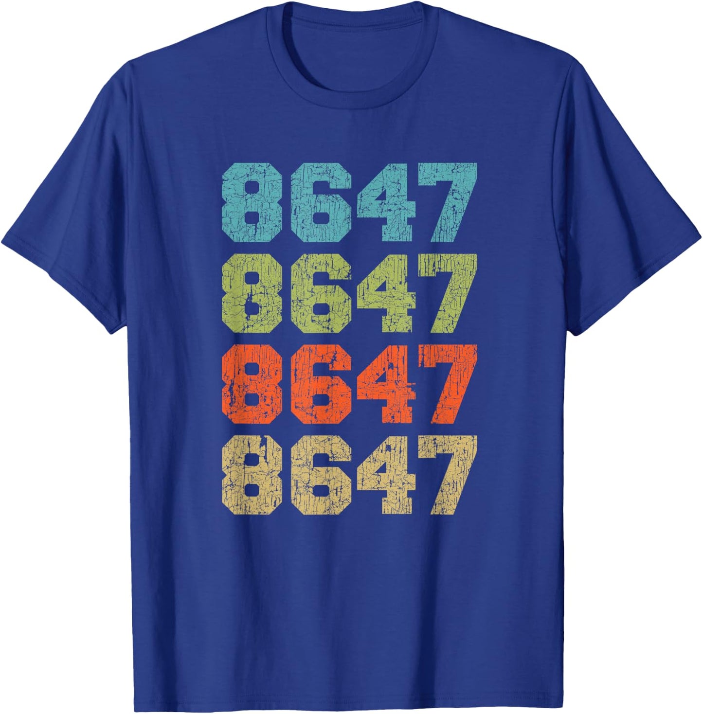 86 47 Anti Trump Funny T-Shirt - T-Shirt | Royal