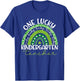 Kindergarten Teacher Rainbow Patricks Day One Lucky Teacher T-Shirt - T-Shirt | Royal