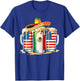 Cinco de Mayo Beer Mexican USA Flag Drinking Party Men Women T-Shirt - T-Shirt | Royal