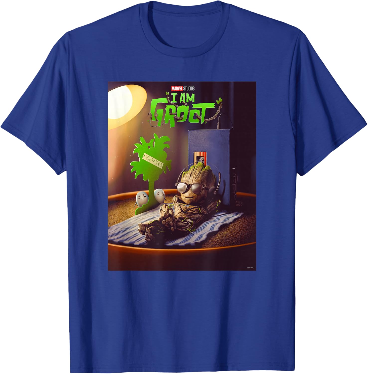 Marvel Studios I Am Groot Poster , black T-Shirt - T-Shirt | Royal