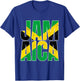 Jamaika-Flagge, Retro-Design, stolz, jamaikanisch, Herren, Damen, Kinder T-Shirt - T-Shirt | Royal
