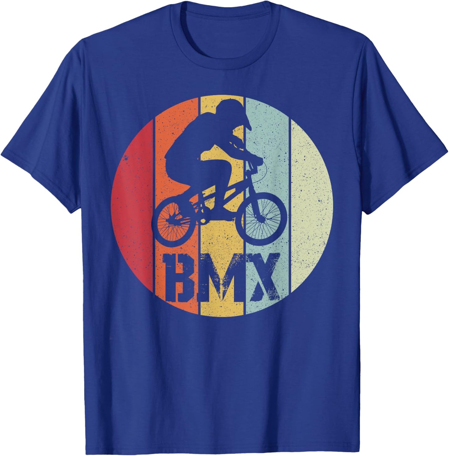 BMX cool retro fan gift motif for boy girl T-Shirt - T-Shirt | Royal