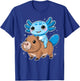 Capybara Kawaii Animal Axolotl Capybara T-Shirt - T-Shirt | Royal