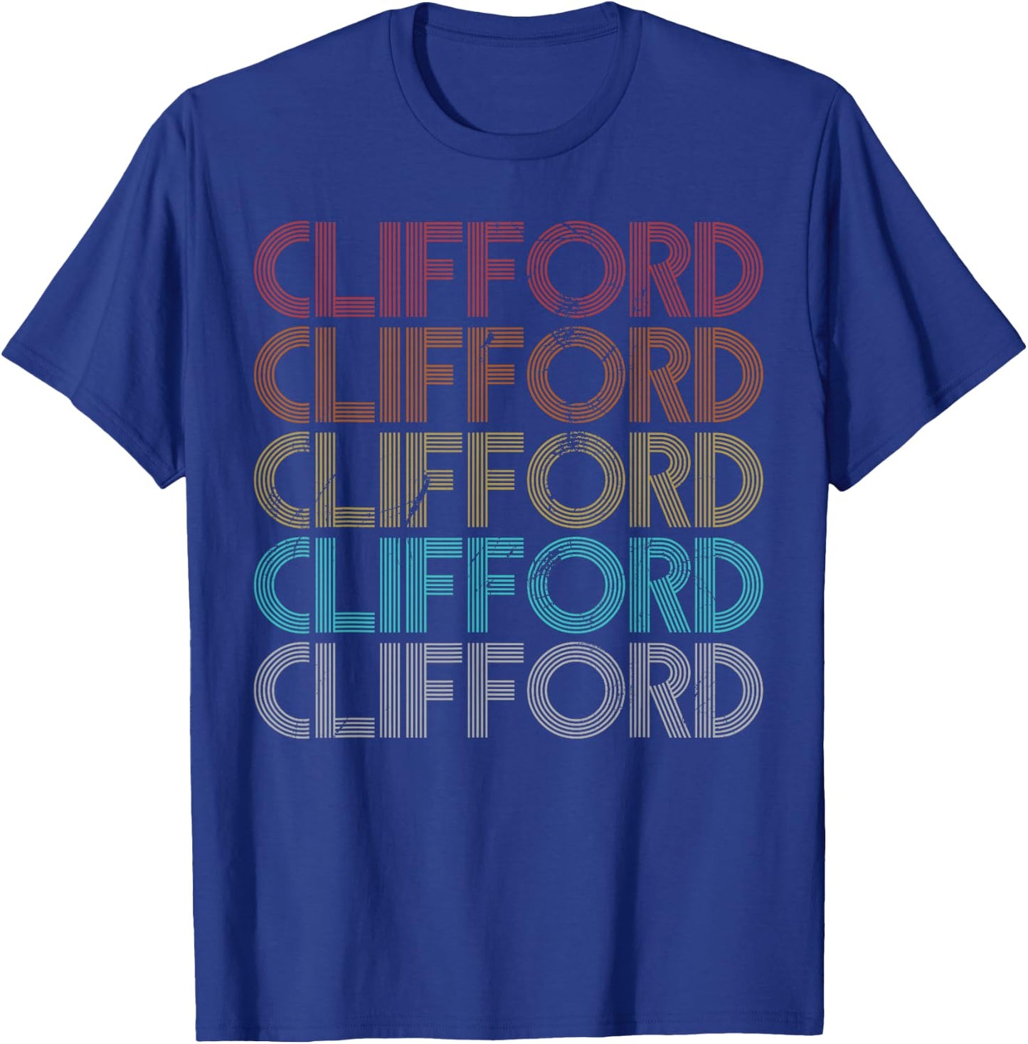 Retro Vintage Clifford T-Shirt - T-Shirt | Royal