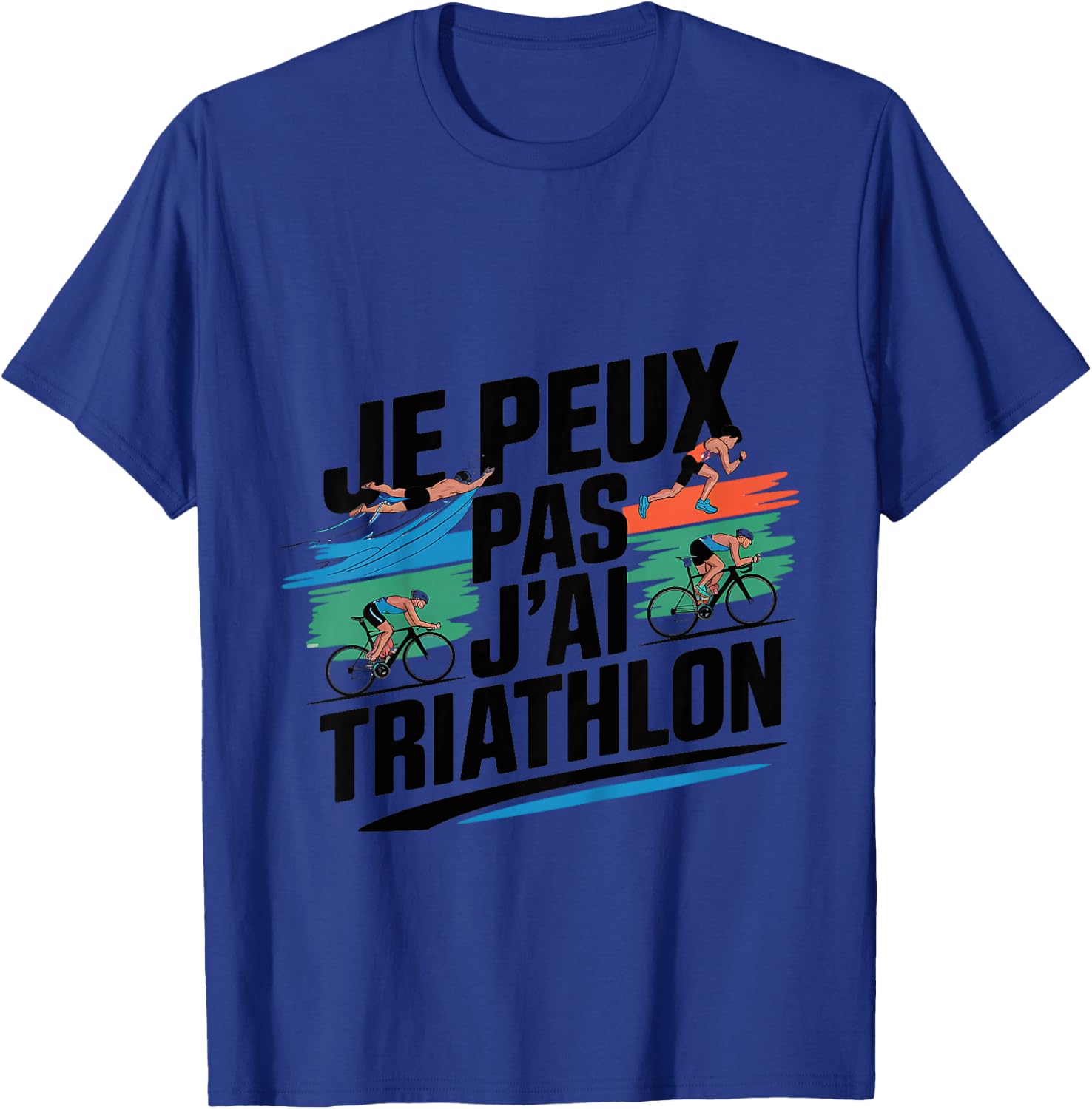 Child I can not I Triathlon - Humor Triathlete Triathlon , grey, 2 T-Shirt - T-Shirt | Royal