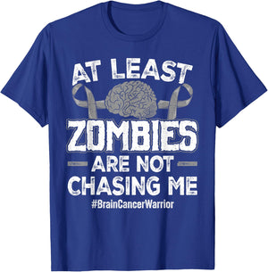 Brain Tumor Warrior Funny Brain Cancer T-Shirt - T-Shirt | Royal
