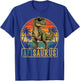 AFI Saurus Vintage T-Rex Dinosaur Fathers Day T-Shirt - T-Shirt | Royal