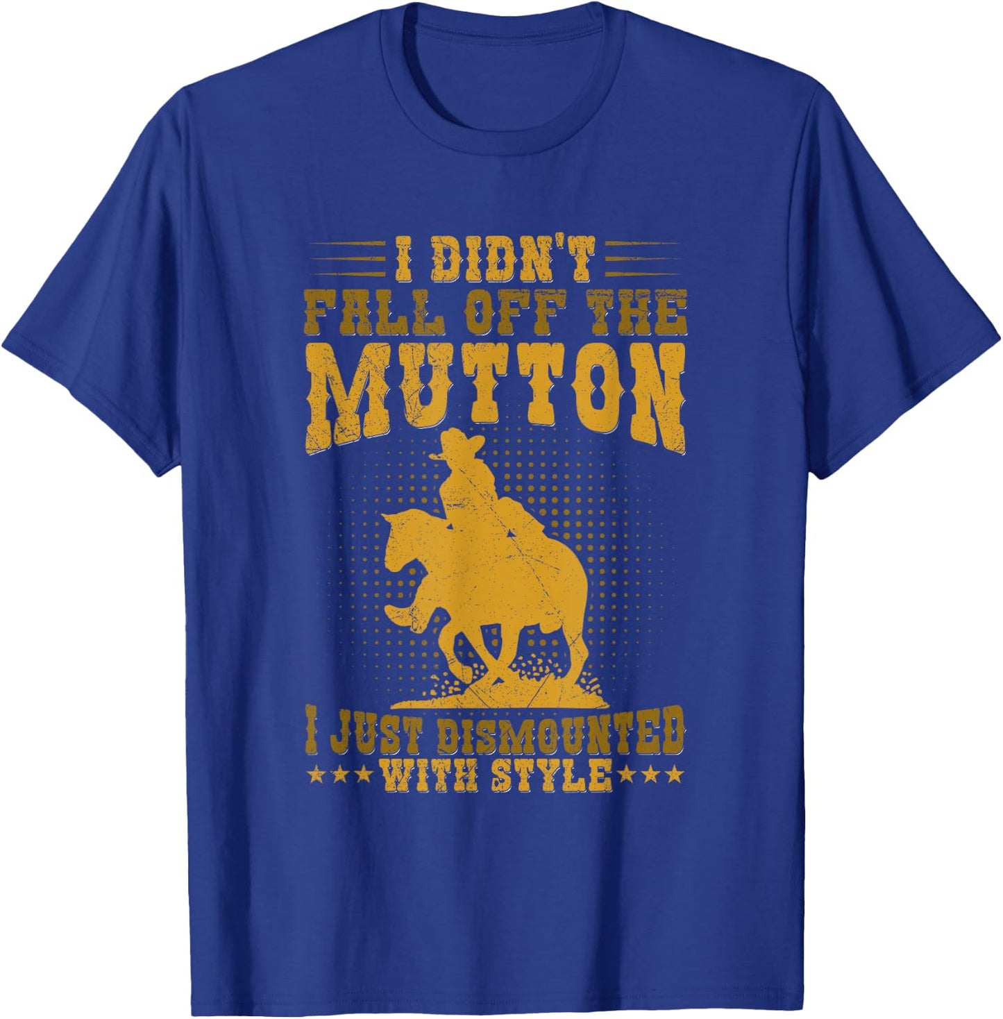 Mutton Bustin & Mutton Busting Design for a Mutton Buster T-Shirt - T-Shirt | Royal