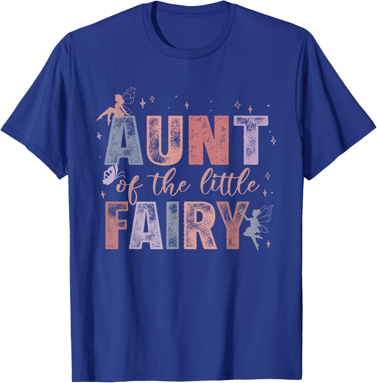 Aunt of The Little Fairy 1St Birthday Girl Fairytale T-Shirt - T-Shirt | Royal