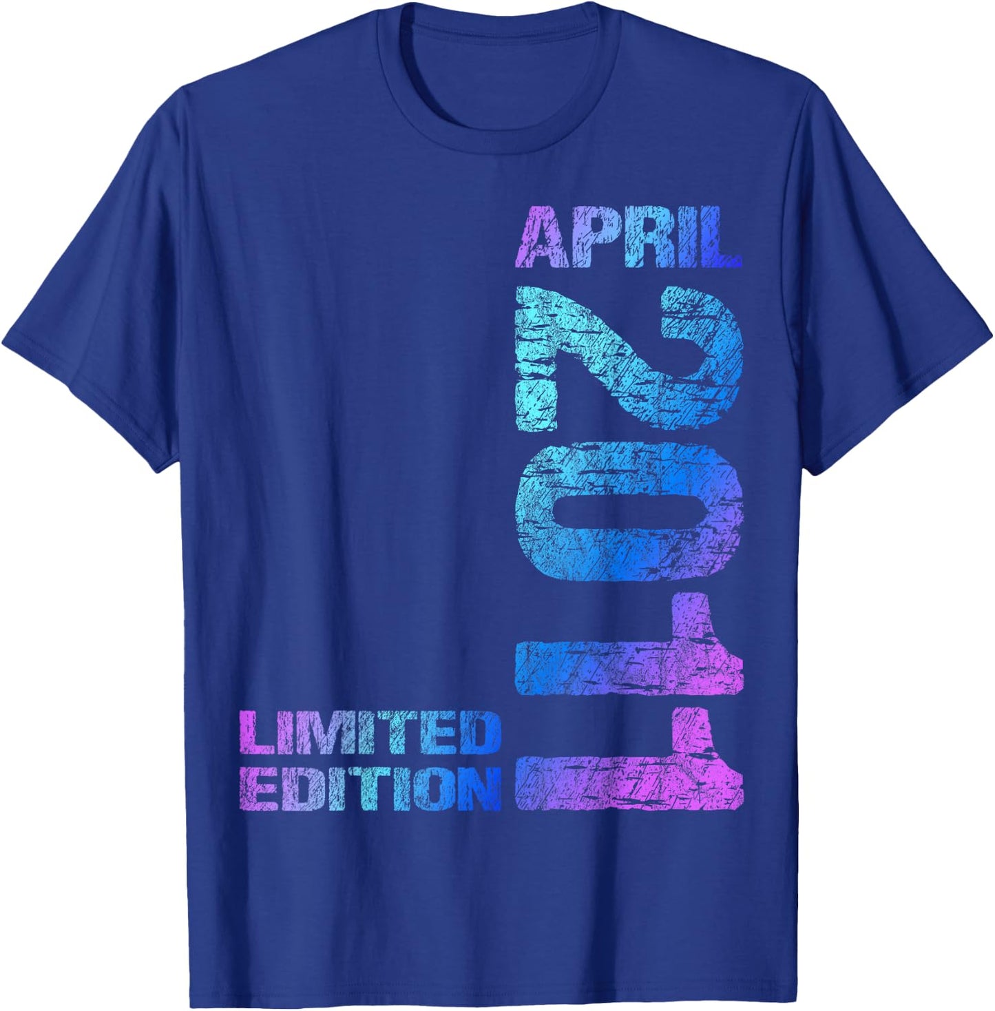 April 2011 Junge Mädchen 15. Geburtstag Limited Edition 15 T-Shirt - T-Shirt | Royal