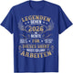 Rentner Eine Legende Geht In Rente 2026 Ruhestand Homme , black T-Shirt - T-Shirt | Royal