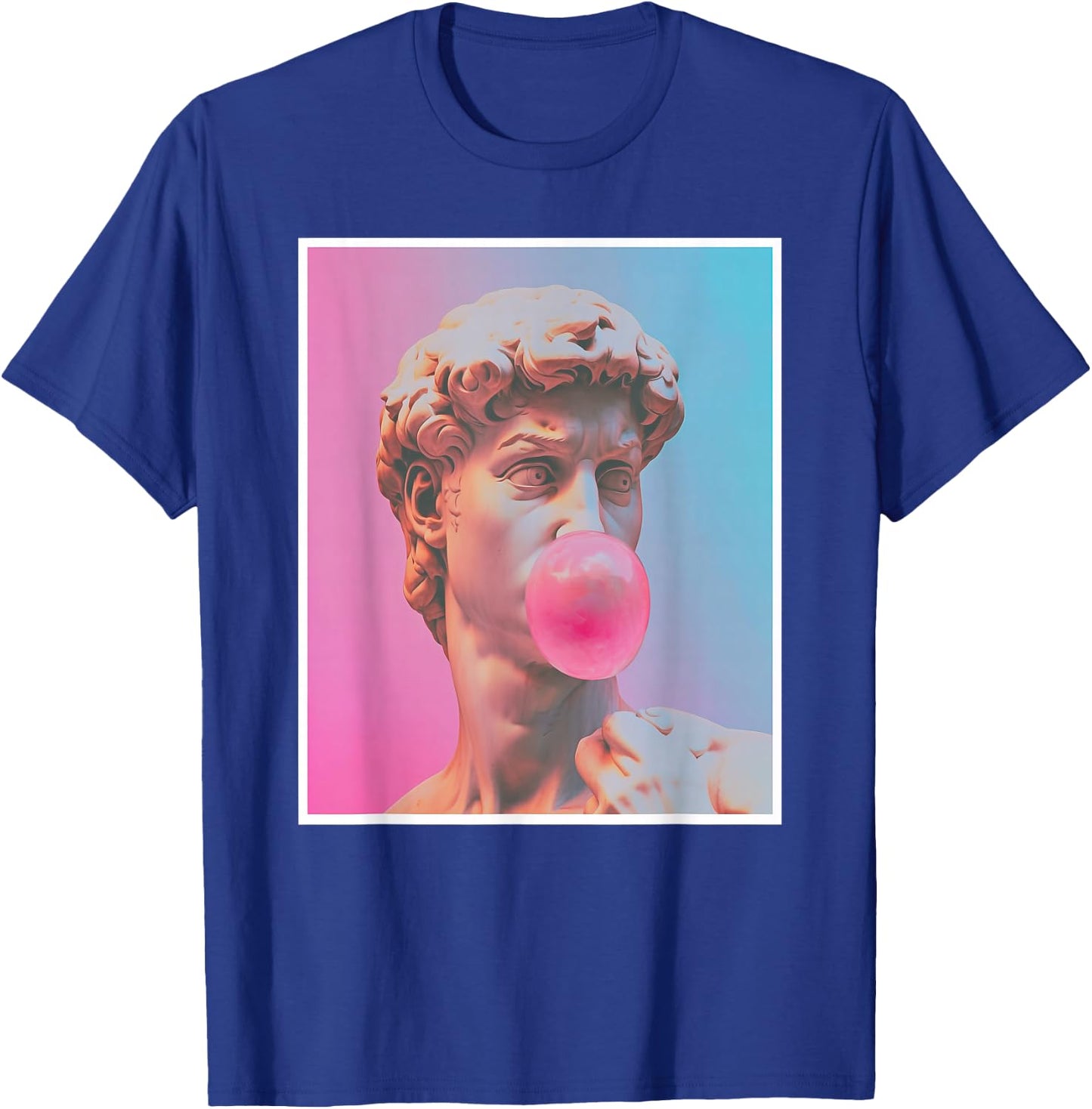David Michelangelo Renaissance Statue Bubblegum Pop Art T-Shirt - T-Shirt | Royal