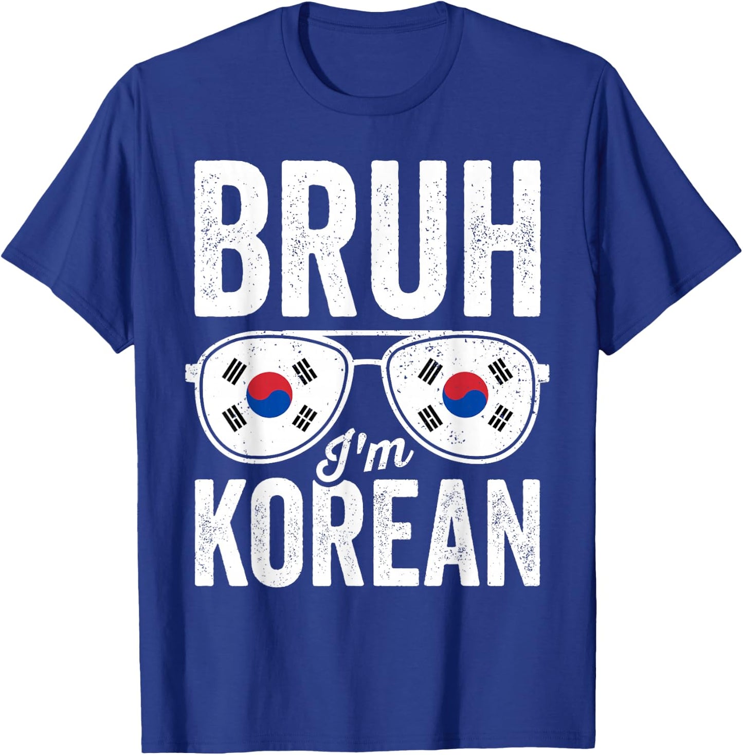 Bruh I'm Korean South Korea Flag Funny Korean Boys Kids T-Shirt - T-Shirt | Royal