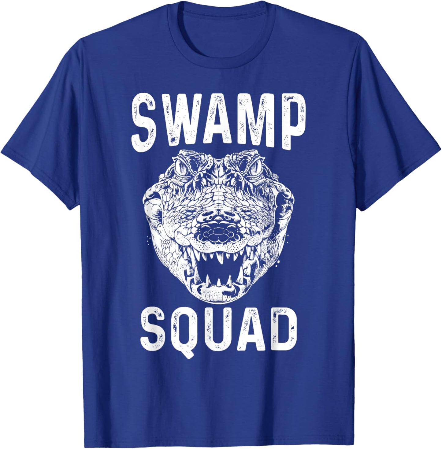 Swamp Alligator Squad Reptile Gator Lovers Funny T-Shirt - T-Shirt | Royal