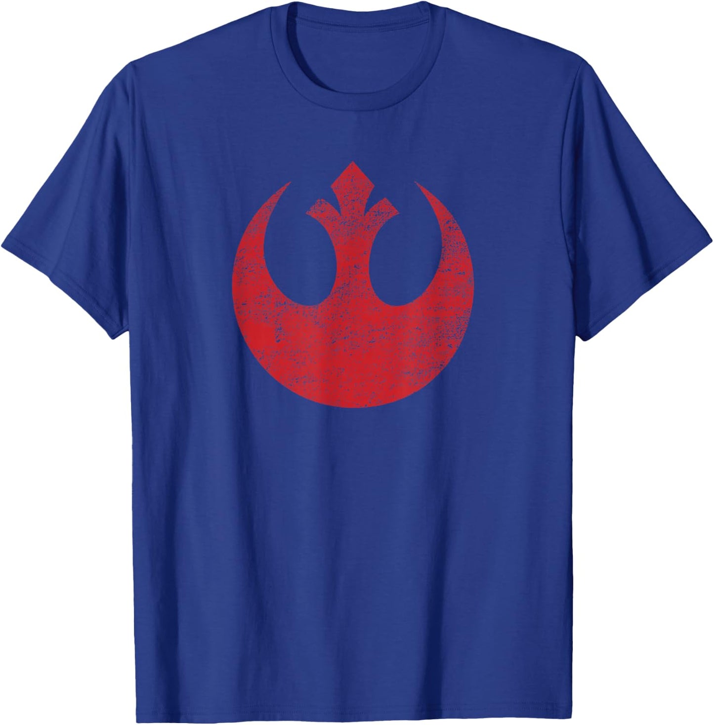 Star Wars Rebel Alliance Logo Weathered Dark T-Shirt - T-Shirt | Royal
