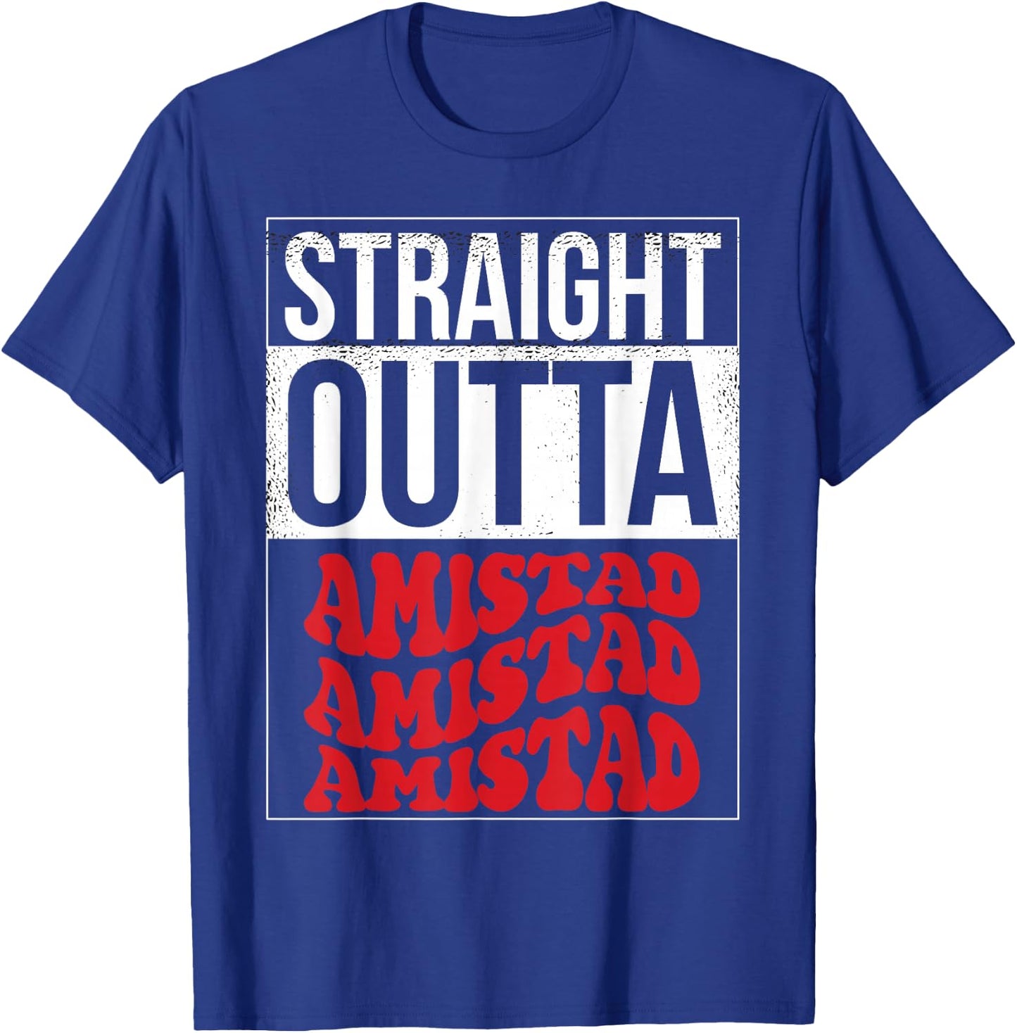 Amistad House Of Friendship RCA Friendly School Spirit T-Shirt - T-Shirt | Royal