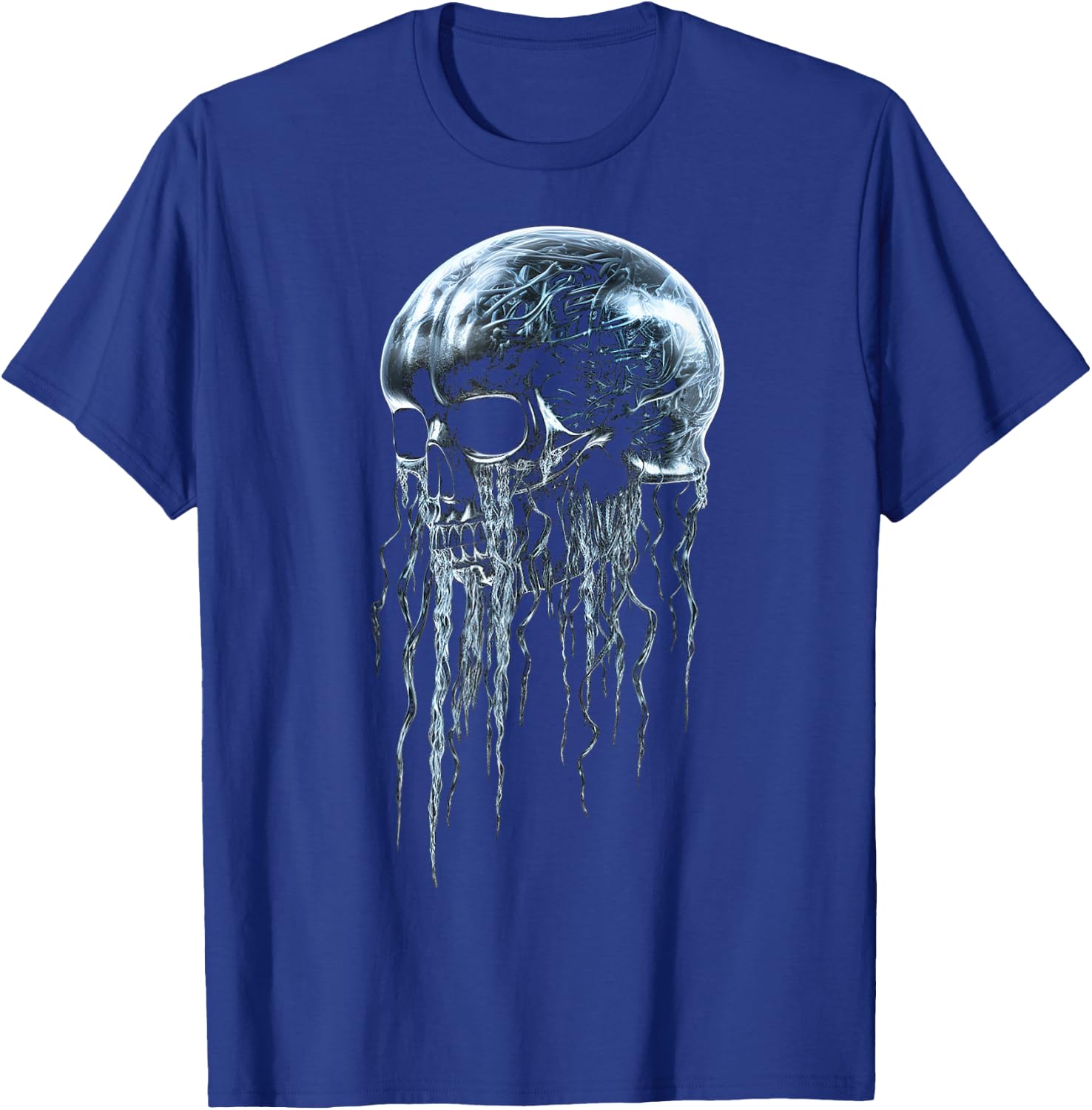 Skull Art Graphic Skull , Black, S T-Shirt - T-Shirt | Royal