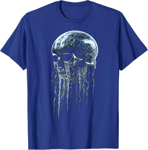 Skull Art Graphic Skull , Black, S T-Shirt - T-Shirt | Royal