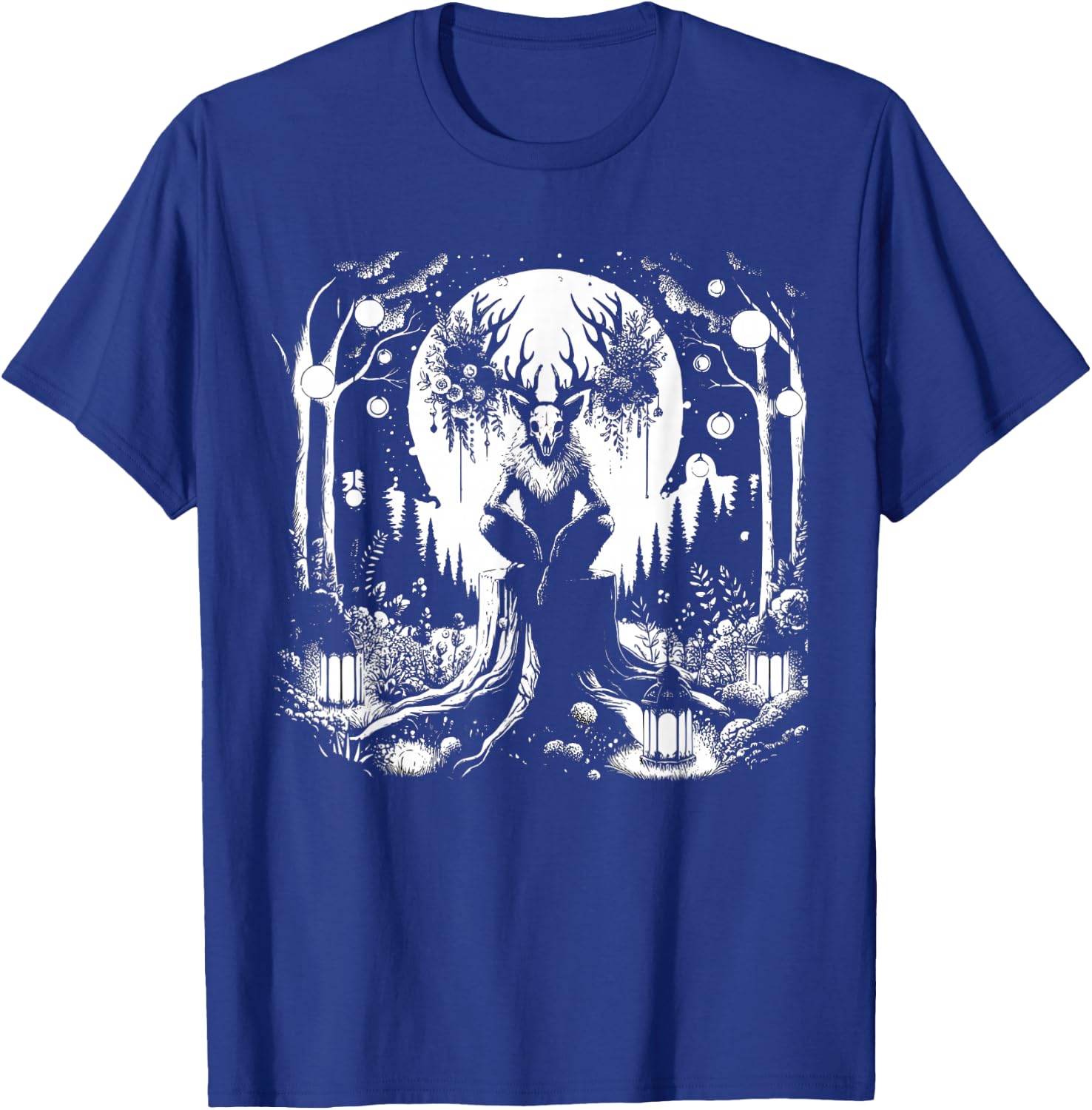 Wendigo Folklore Creature Cryptid Fantasy Monster Wendigo T-Shirt - T-Shirt | Royal