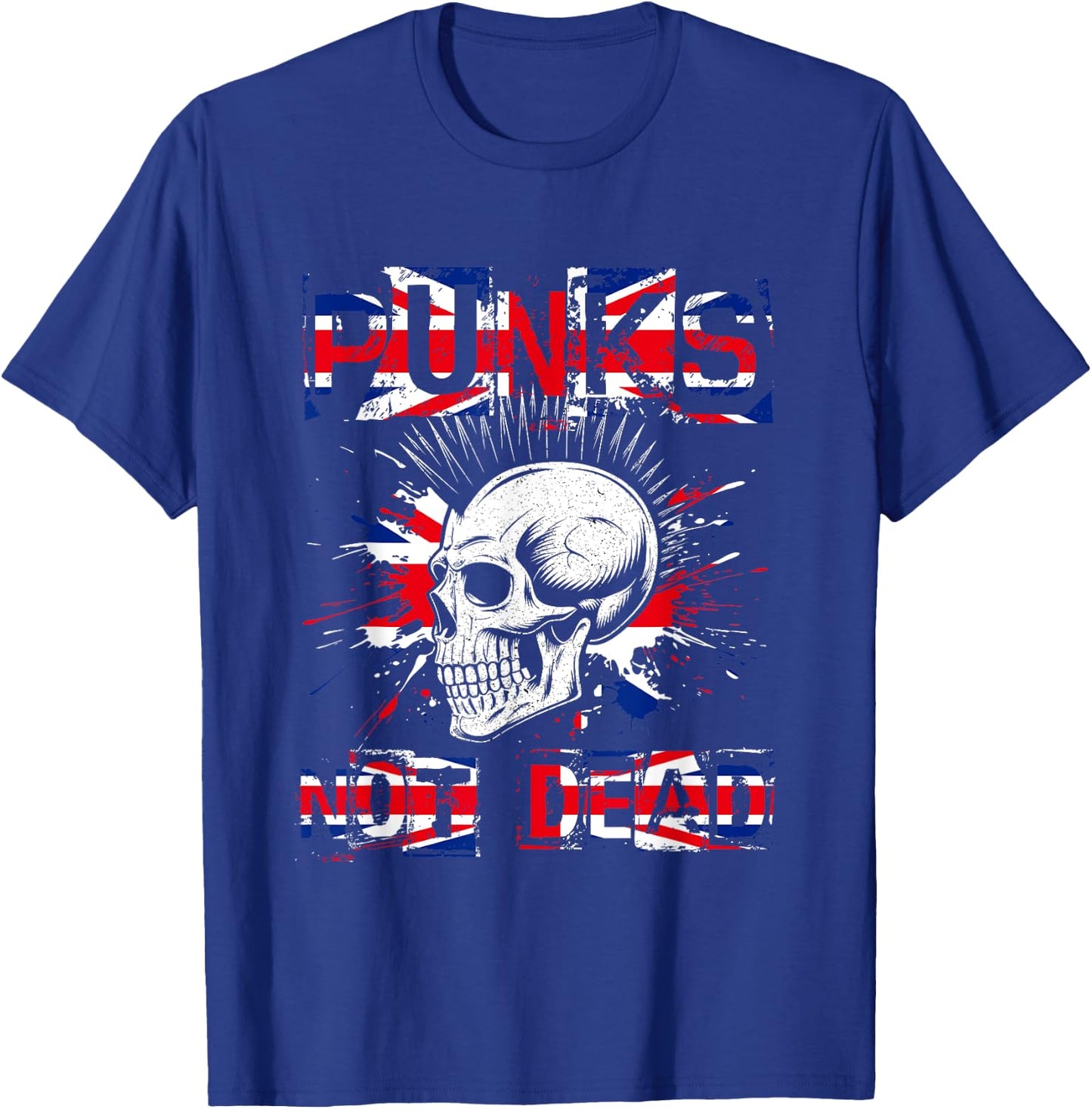Punks Not Dead Punk Vintage , black, S T-Shirt - T-Shirt | Royal